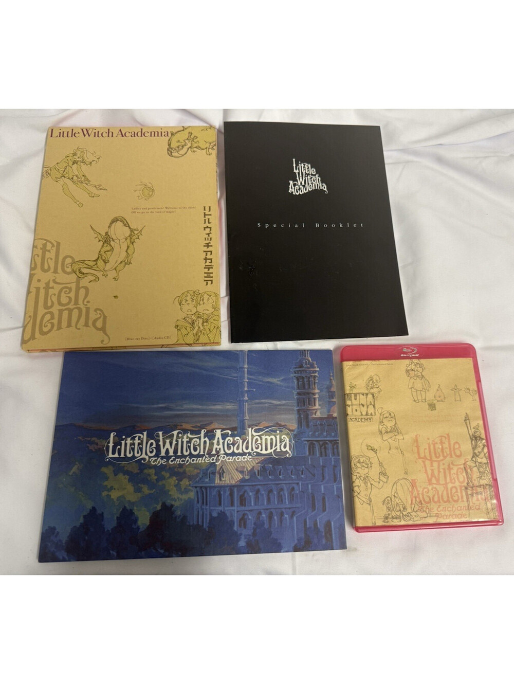 Little Witch Academia Enchanted Parade Special booklet & DVDs lot